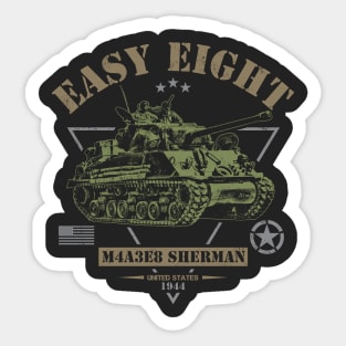 M4A3E8 'Easy-Eight' Sherman Sticker